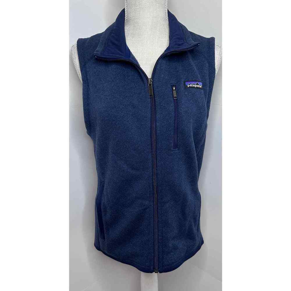 Patagonia Blue Better Sweater Fleece Vest Oklahoma Embroidered Womens Size M